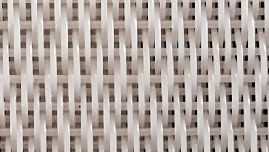 White Round Wire Mesh belt  WFB504