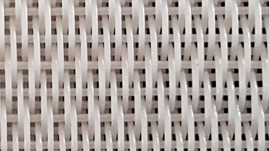 White Round Wire Mesh belt WFB504